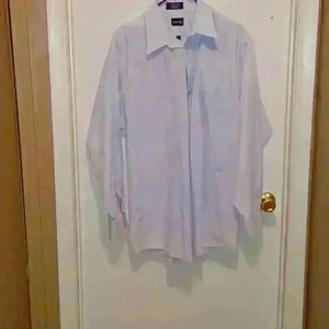 Puritan Lt Blue Long Sleeve Button Down Dress Shirt - Size 17